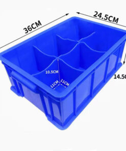 Khay nhựa 6 ngăn nhỏ kích thước: 370*245*145mm
